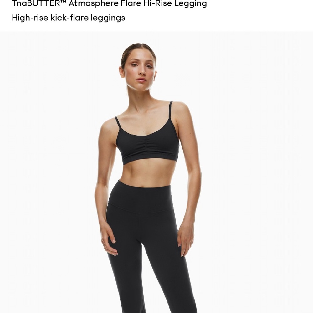 ARITZIA XS Butter Black Atmosphere Leggings